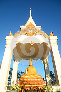 Golden budda statue