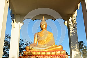 Golden budda statue
