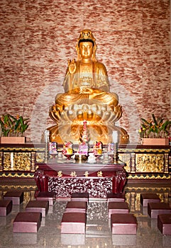 Golden Buddha Altar