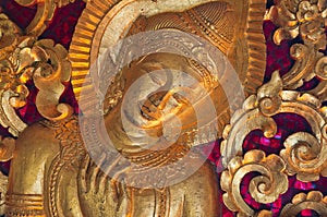 Golden buddha photo