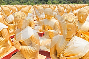 Golden buddha at Buddha Memorial park
