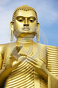 Golden Buddha, Dambulla, Sri Lanka photo