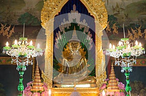Golden Buddha image in Bangkok,Thailand