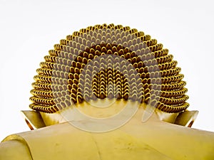 Golden Buddha image head