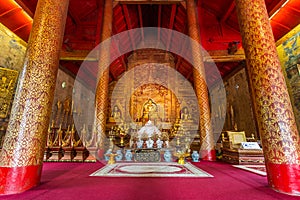 Golden Buddha Image at Wat Pra Sing