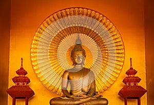 Golden buddha meditation