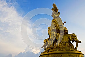 Golden Buddha at Mt. Emei