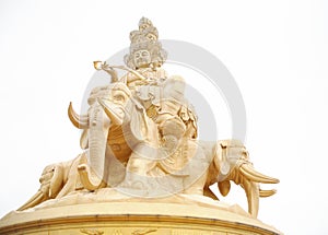 Golden buddha of mt emei