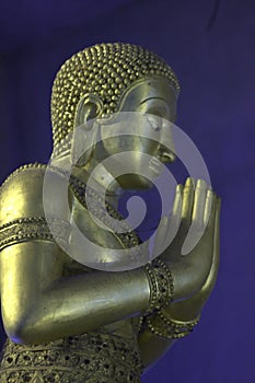 Golden Buddha Outside Temple