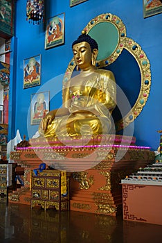 Golden Buddha of Rinpoche Bagsha Datsan Monastery