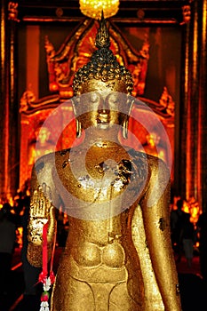 Golden Buddha statue