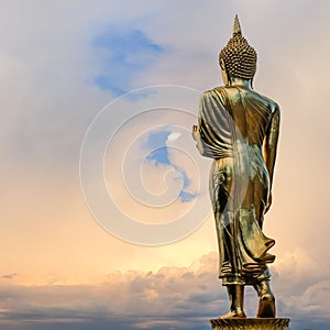 Golden Buddha statue