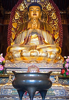 Golden Buddha statue