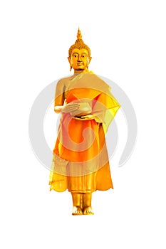 Golden buddha statue
