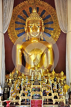 Golden Buddha Statue at Wat Phra Singh