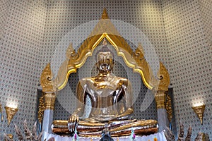 Golden Buddha Statue, Wat Traimit, Bangkok.