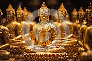 Golden Buddha Statues