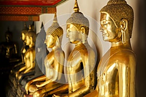 Golden Buddha Statues