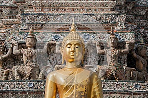 Golden Buddha at Wat Arun, Bangkok, Thailand