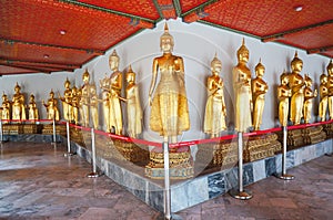 Golden Buddha at Wat Pho Bangkok, Thailand