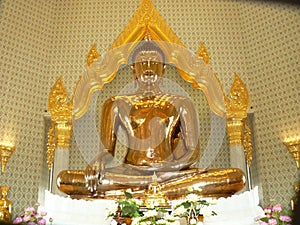 Golden Buddha, Wat Traimit temple, Bangkok, Thailand