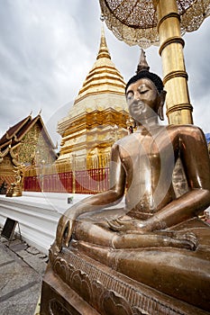 Golden Budha. Doi Suithep