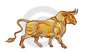 Golden bull