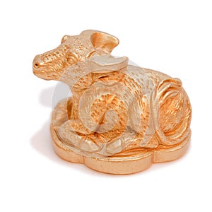 Golden Calf isolated