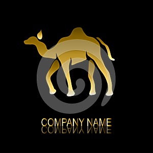 Golden camel symbol