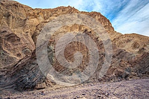 Golden Canyon Colorful Formations, Death Valley National Park, Furnace Creek, California