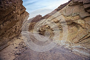 Golden Canyon Colorful Formations, Death Valley National Park, Furnace Creek, California