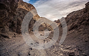 Golden Canyon Formations, Death Valley National Park, Furnace Creek, California