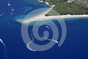 Golden cape beach aerial