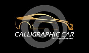 Golden car logo