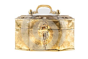 Golden casket