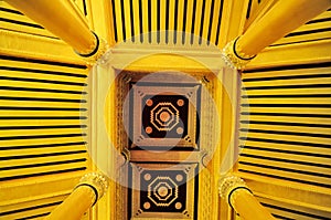 Golden ceiling