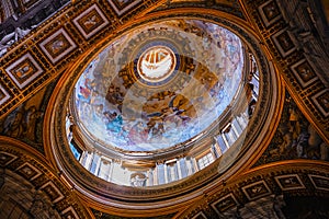 Golden Ceiling of Saint Peter's Basilica