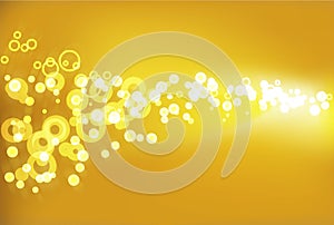 Golden champagne background