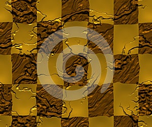 Golden checkers