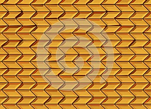 Golden chevron pattern background