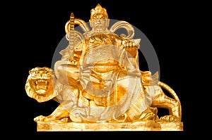 Golden Chinese Prosperity Money God