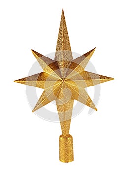 Golden Christmas star