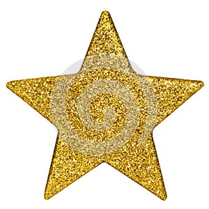 golden christmas star