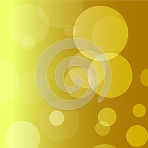 Golden circle vector background