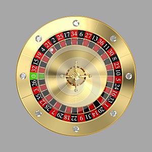 Golden classic roulette photo