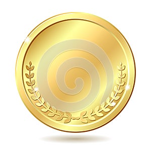 Golden coin