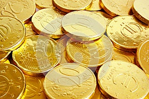 Golden coins