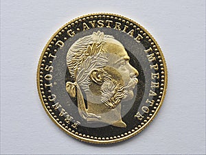 Golden coins old Ducat - Austria