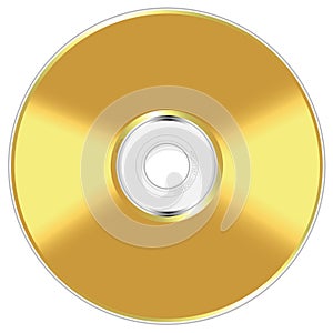 Golden compact disc