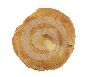 Golden cookie or biscuit